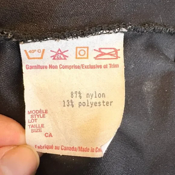 NESS Top Women L Black Silver Faux Fur Trimmed Turtleneck Sheer Regency Glam - Picture 8 of 8